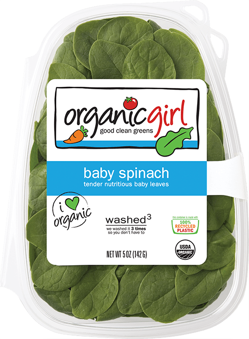 baby spinach greens