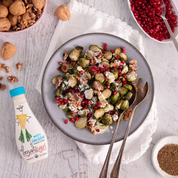 roasted brussels sprout salad