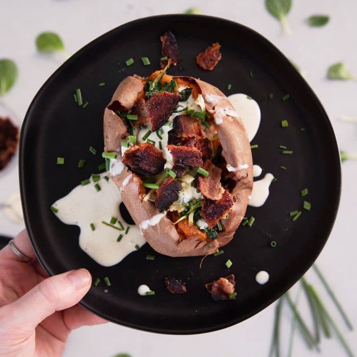 twice baked sweet potatoes